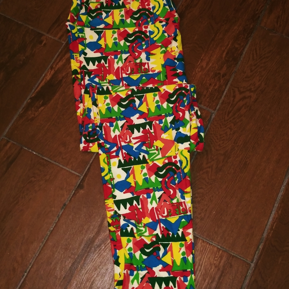 LuLaRoe Jungle Print Legging TC2 NWOT
